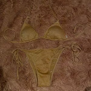 Gold bikini